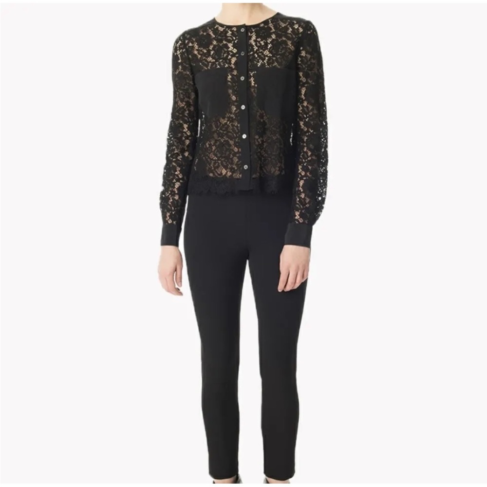 Veronica Beard lace button down blouse size 2